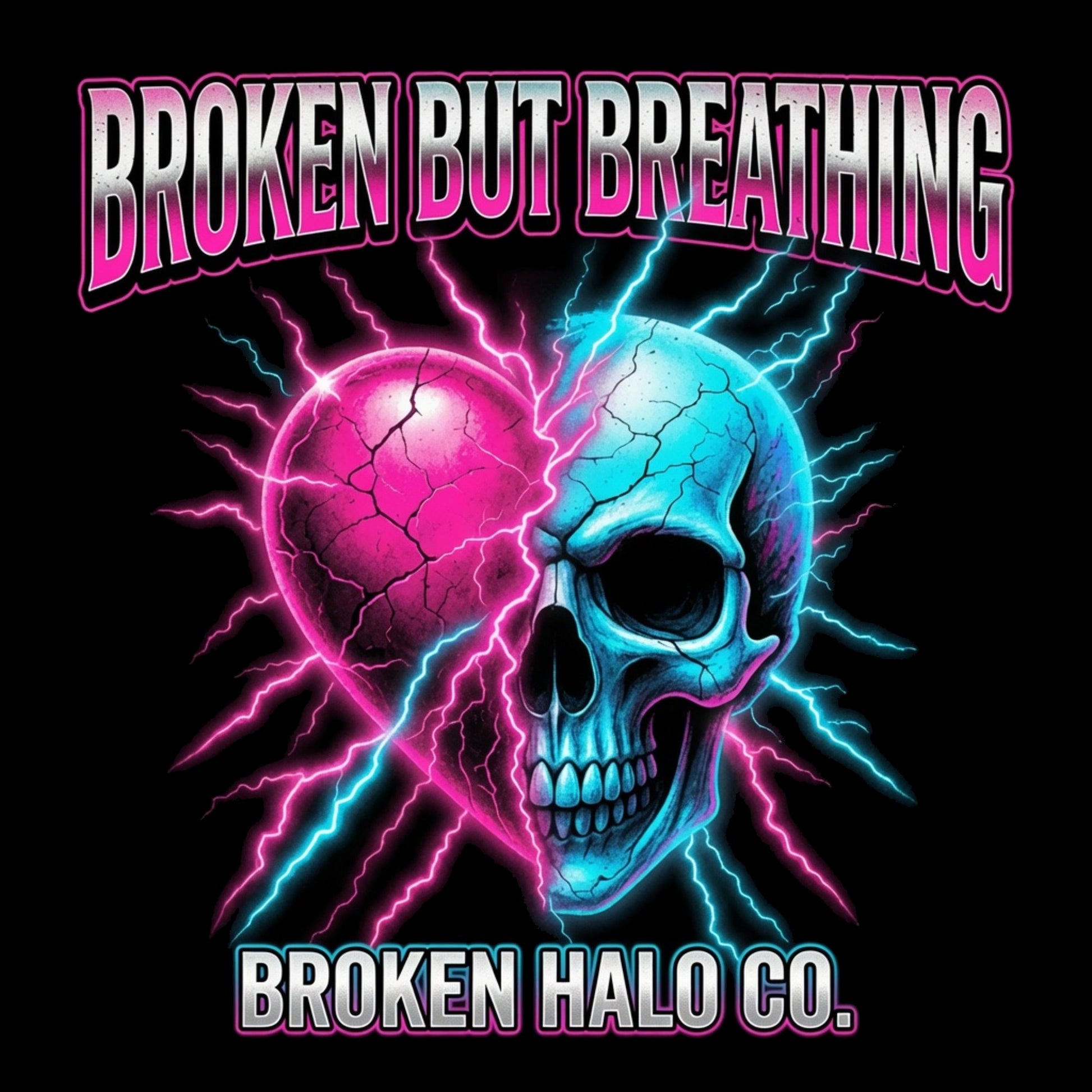 Broken But Breathing hoodie art