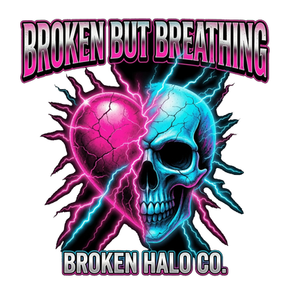 Broken But Breathing - Book Tie-in Graphic Tee - Soft open art