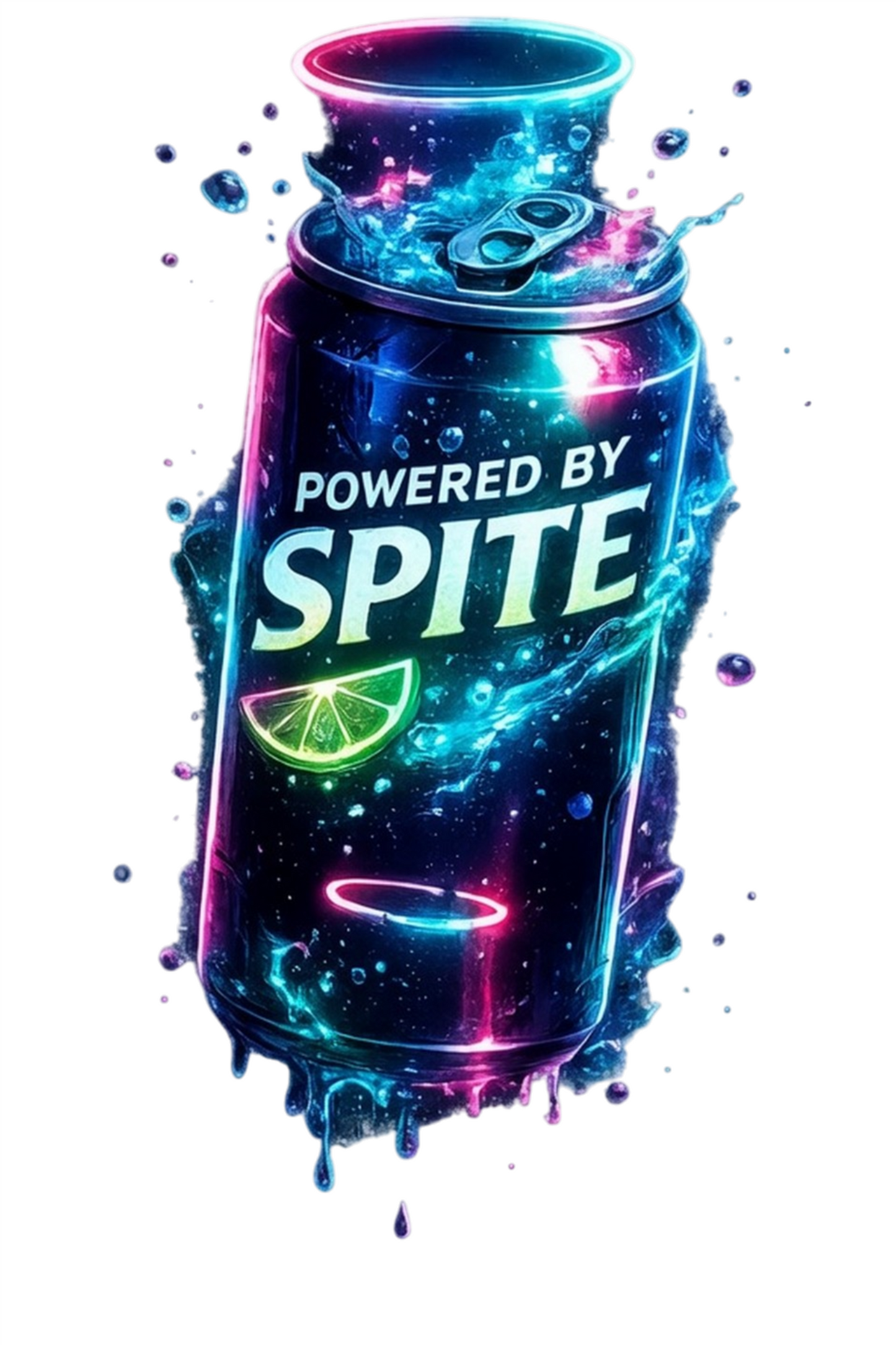Powered By Spite - Soft open art