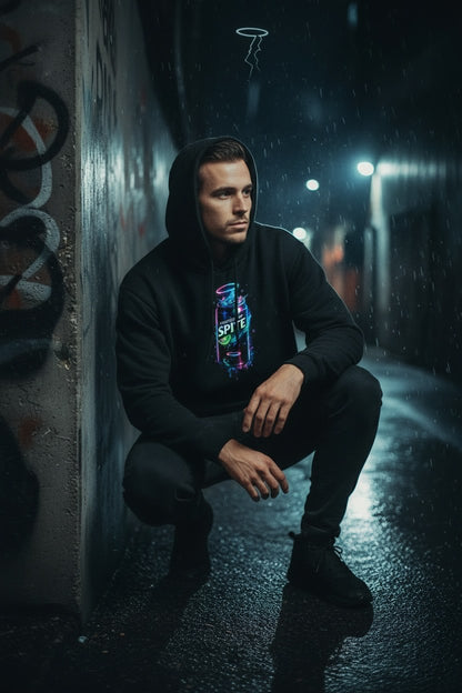 Powered By Spite hoodie lifestyle — Broken Halo Co.